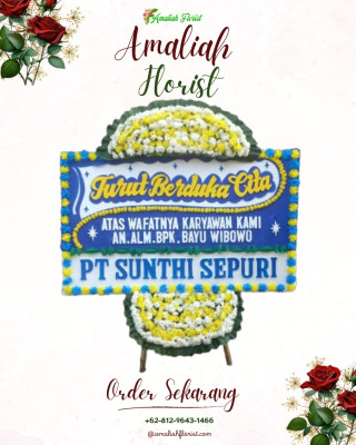 Papan Bunga Duka di Bangkinang Kota