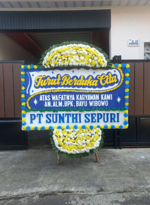 Papan Bunga Duka di Bangkinang Kota