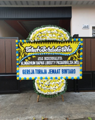 Papan Bunga Duka di Bangkinang Kota